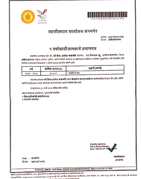 Ayodhya Amol wakchure pd